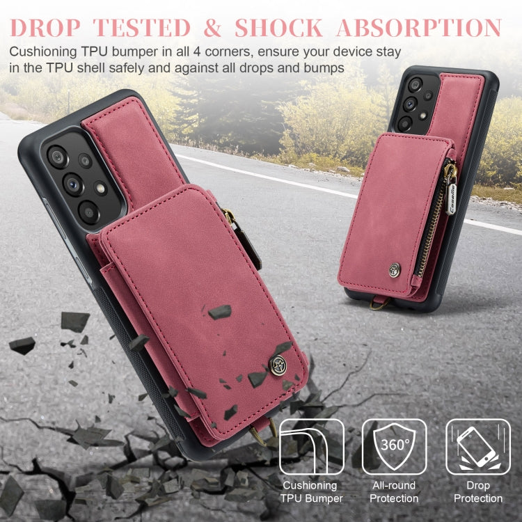 For Samsung Galaxy A33 CaseMe C20 Multifunctional RFID Leather Phone Case