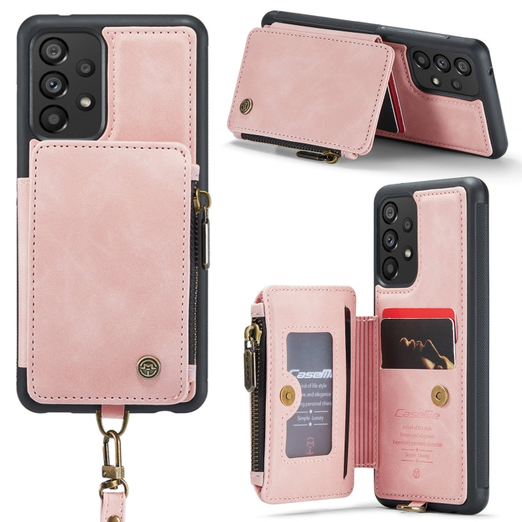 For Samsung Galaxy A33 CaseMe C20 Multifunctional RFID Leather Phone Case