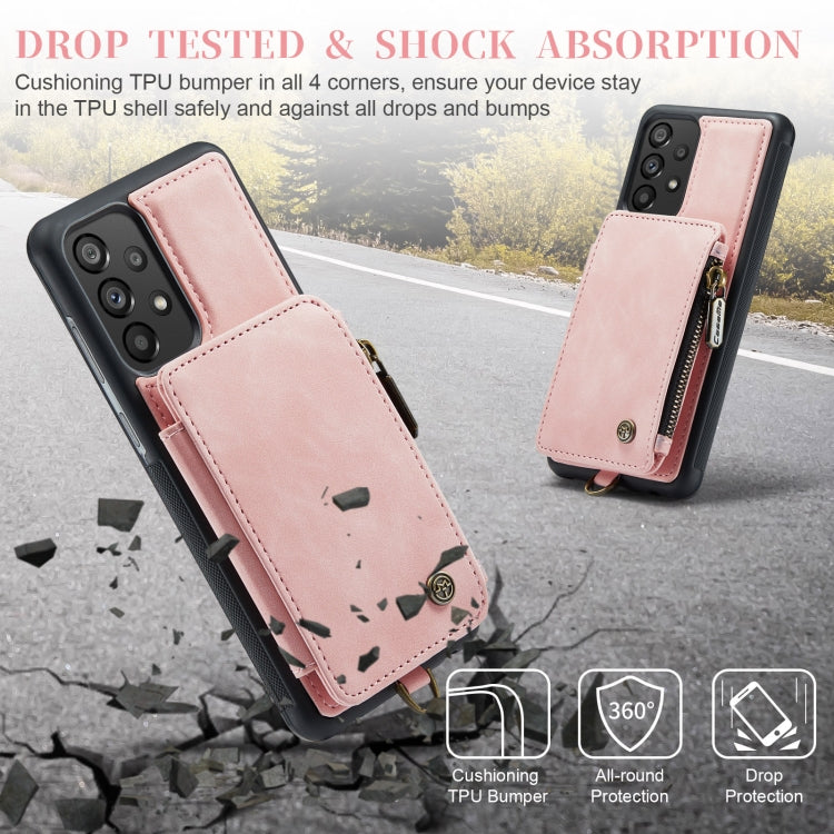 For Samsung Galaxy A33 CaseMe C20 Multifunctional RFID Leather Phone Case