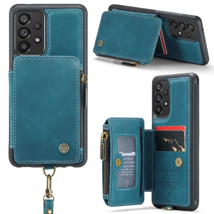 For Samsung Galaxy A33 CaseMe C20 Multifunctional RFID Leather Phone Case