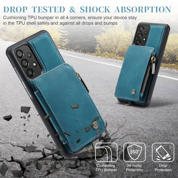 For Samsung Galaxy A33 CaseMe C20 Multifunctional RFID Leather Phone Case