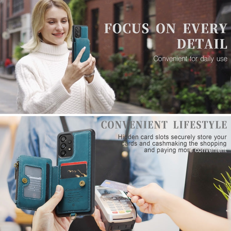For Samsung Galaxy A33 CaseMe C20 Multifunctional RFID Leather Phone Case