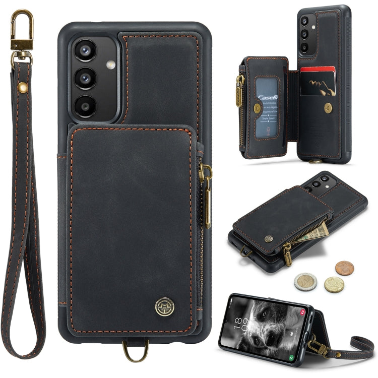 For Samsung Galaxy A34 5G CaseMe C20 Multifunctional RFID Leather Phone Case