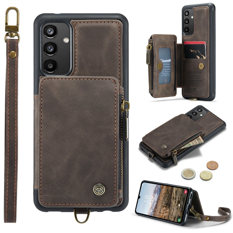 For Samsung Galaxy A34 5G CaseMe C20 Multifunctional RFID Leather Phone Case