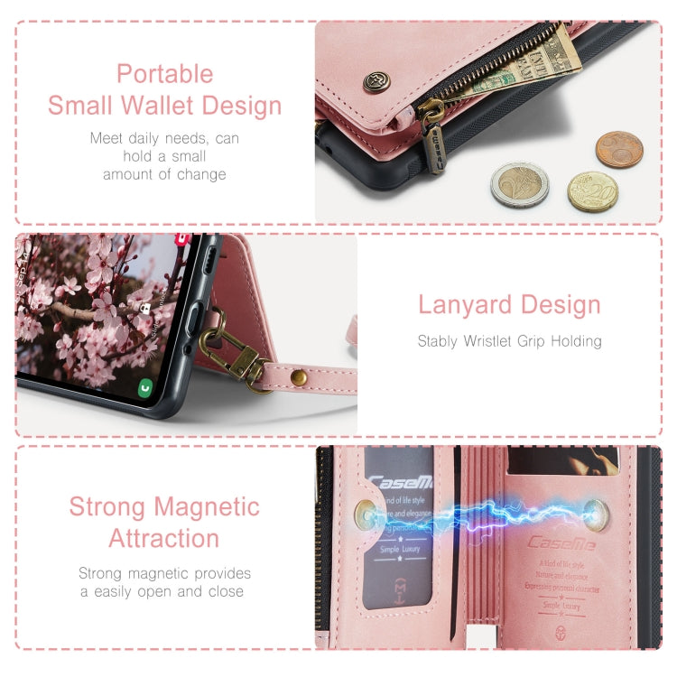 For Samsung Galaxy A34 5G CaseMe C20 Multifunctional RFID Leather Phone Case