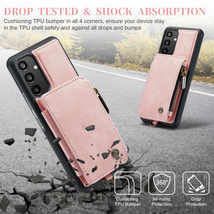 For Samsung Galaxy A34 5G CaseMe C20 Multifunctional RFID Leather Phone Case