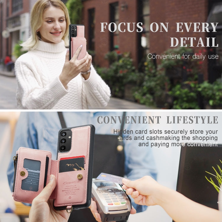 For Samsung Galaxy A34 5G CaseMe C20 Multifunctional RFID Leather Phone Case