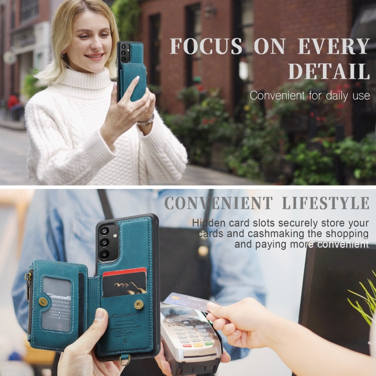 For Samsung Galaxy A34 5G CaseMe C20 Multifunctional RFID Leather Phone Case