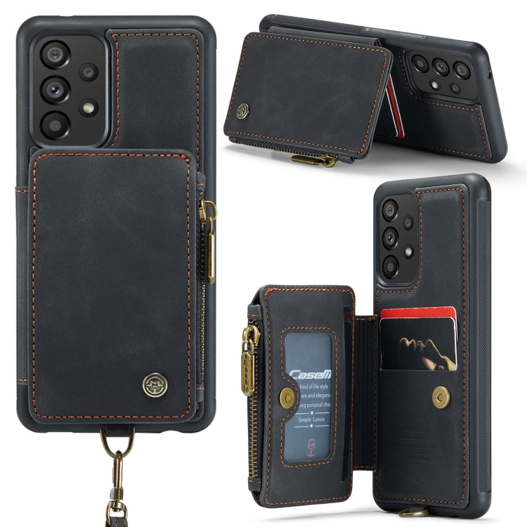 For Samsung Galaxy A53 CaseMe C20 Multifunctional RFID Leather Phone Case