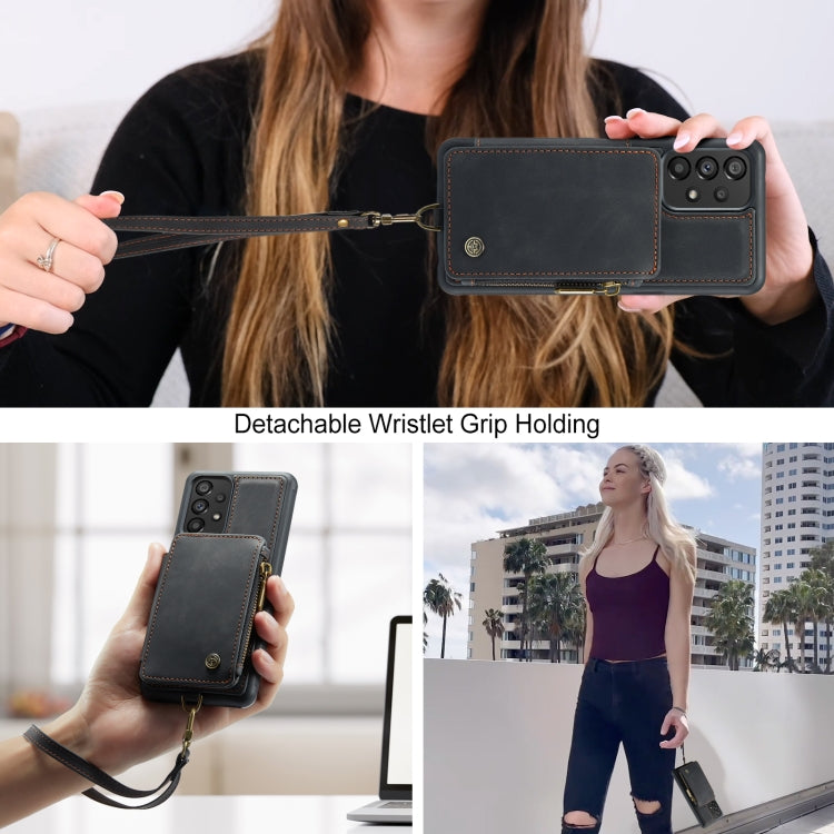For Samsung Galaxy A53 CaseMe C20 Multifunctional RFID Leather Phone Case