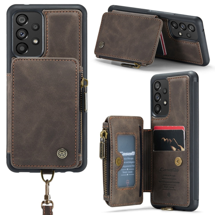 For Samsung Galaxy A53 CaseMe C20 Multifunctional RFID Leather Phone Case