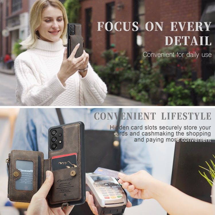 For Samsung Galaxy A53 CaseMe C20 Multifunctional RFID Leather Phone Case