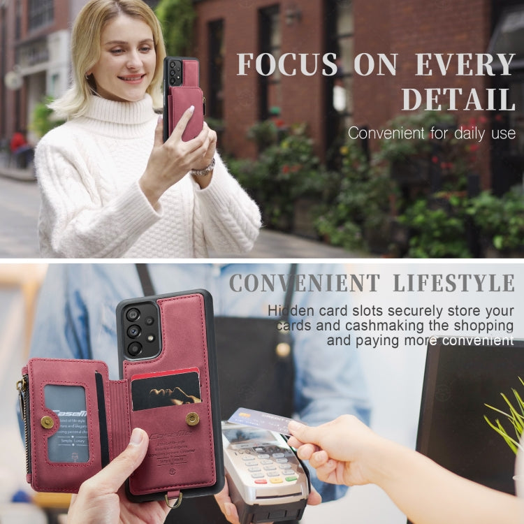 For Samsung Galaxy A53 CaseMe C20 Multifunctional RFID Leather Phone Case