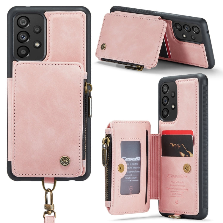 For Samsung Galaxy A53 CaseMe C20 Multifunctional RFID Leather Phone Case