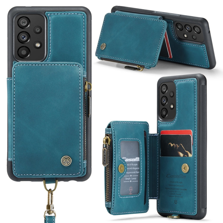For Samsung Galaxy A53 CaseMe C20 Multifunctional RFID Leather Phone Case
