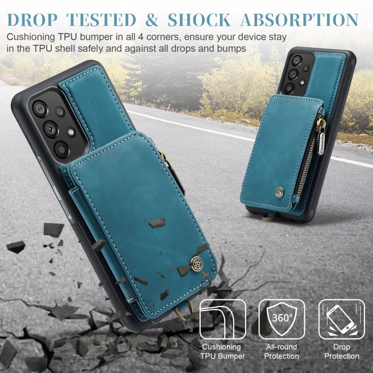 For Samsung Galaxy A53 CaseMe C20 Multifunctional RFID Leather Phone Case