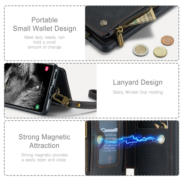 For Samsung Galaxy A54 5G CaseMe C20 Multifunctional RFID Leather Phone Case