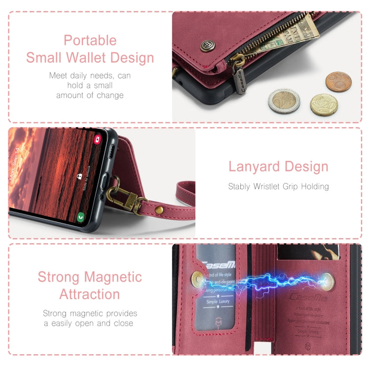 For Samsung Galaxy A54 5G CaseMe C20 Multifunctional RFID Leather Phone Case