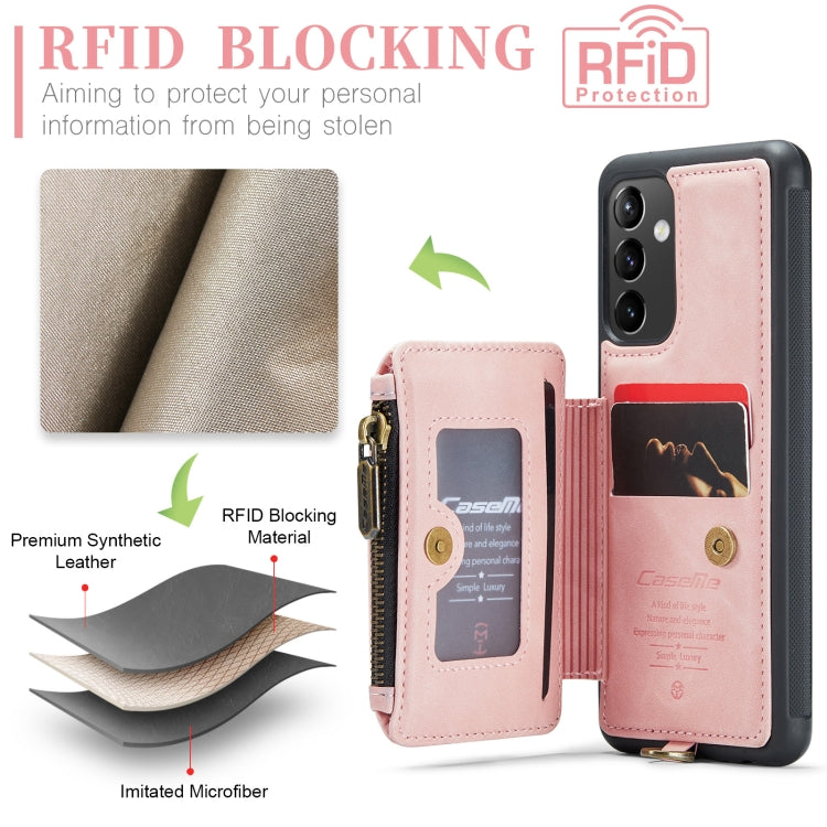 For Samsung Galaxy A54 5G CaseMe C20 Multifunctional RFID Leather Phone Case