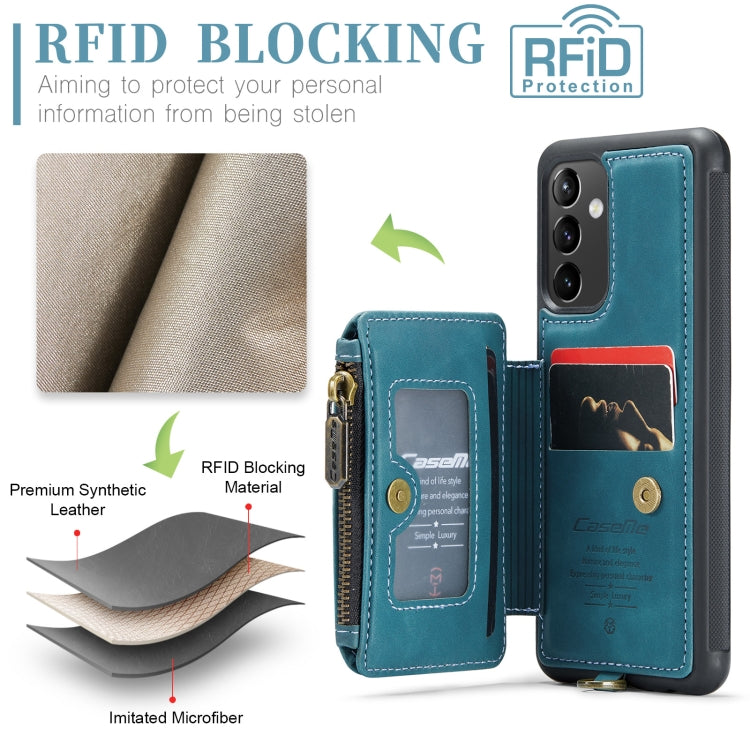 For Samsung Galaxy A54 5G CaseMe C20 Multifunctional RFID Leather Phone Case