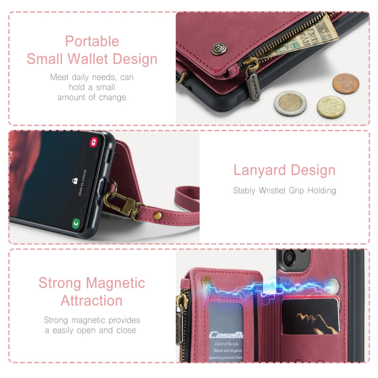 For Samsung Galaxy A73 CaseMe C20 Multifunctional RFID Leather Phone Case