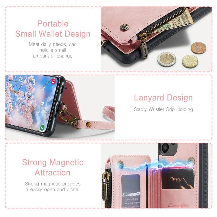 For Samsung Galaxy A73 CaseMe C20 Multifunctional RFID Leather Phone Case