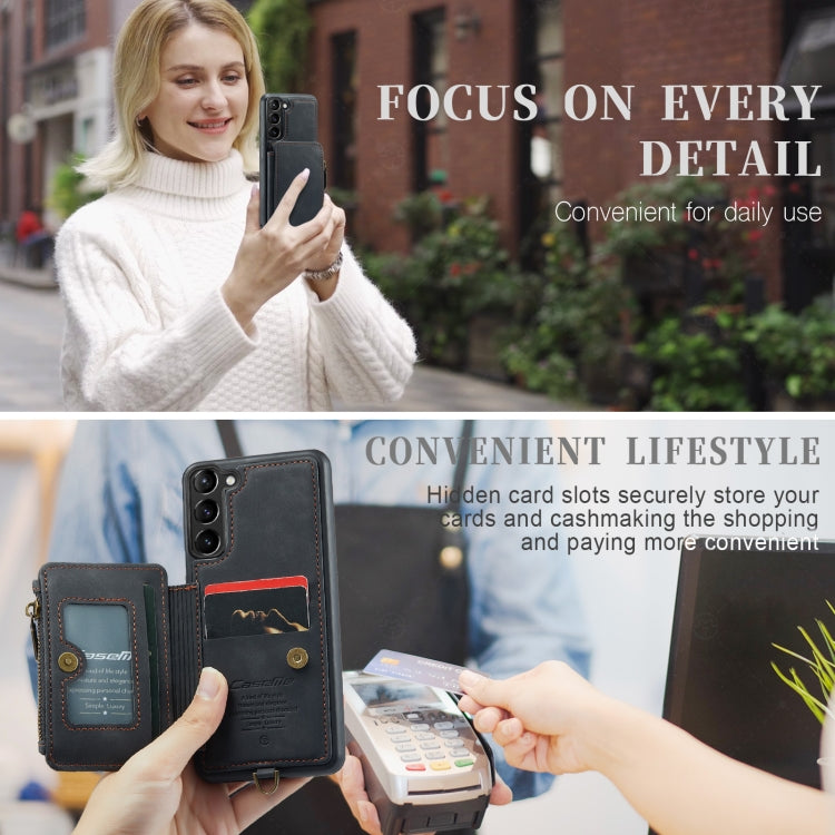 For Samsung Galaxy S23 5G CaseMe C20 Multifunctional RFID Leather Phone Case