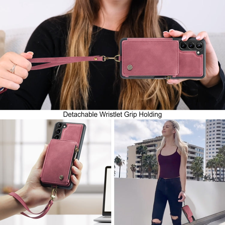 For Samsung Galaxy S23 5G CaseMe C20 Multifunctional RFID Leather Phone Case