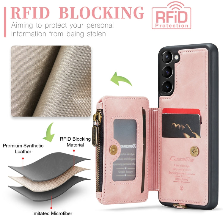 For Samsung Galaxy S23 5G CaseMe C20 Multifunctional RFID Leather Phone Case