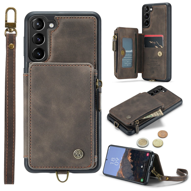 For Samsung Galaxy S23+ 5G CaseMe C20 Multifunctional RFID Leather Phone Case