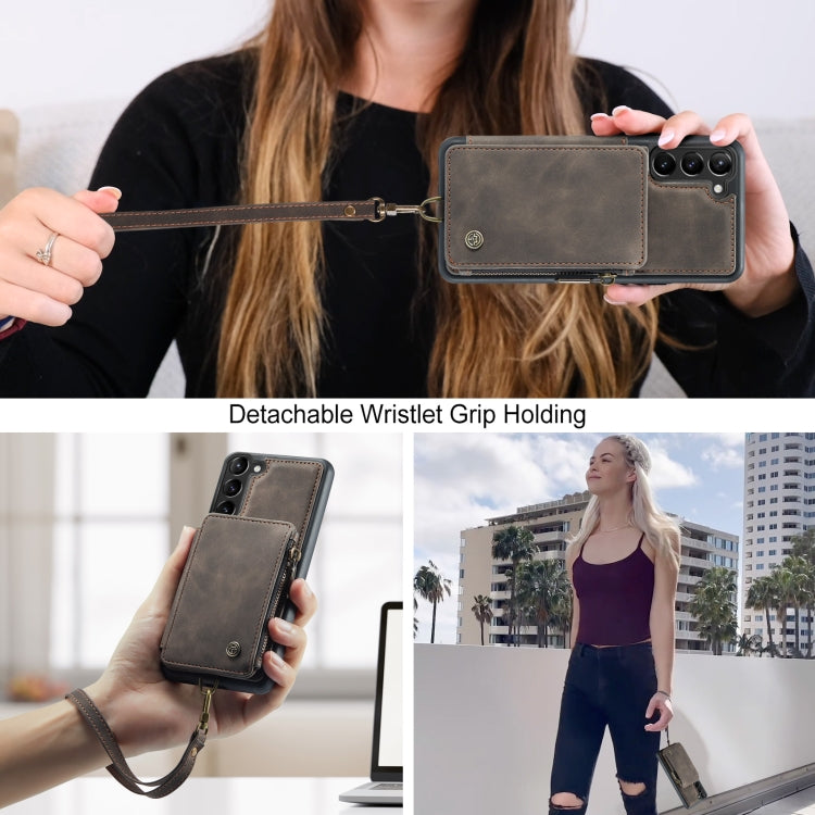 For Samsung Galaxy S23+ 5G CaseMe C20 Multifunctional RFID Leather Phone Case
