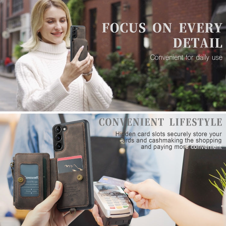 For Samsung Galaxy S23+ 5G CaseMe C20 Multifunctional RFID Leather Phone Case