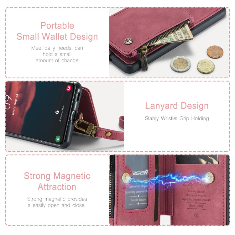 For Samsung Galaxy S23+ 5G CaseMe C20 Multifunctional RFID Leather Phone Case