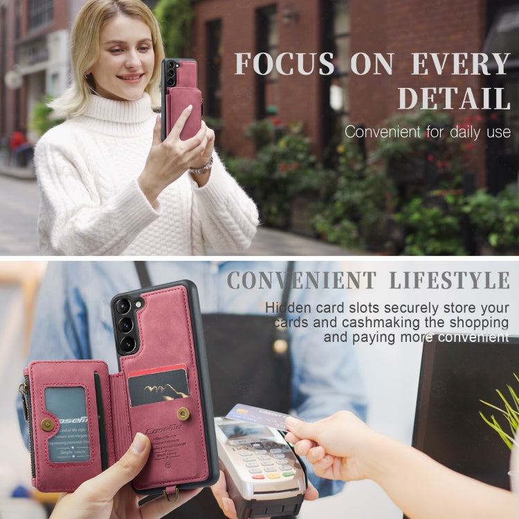 For Samsung Galaxy S23+ 5G CaseMe C20 Multifunctional RFID Leather Phone Case