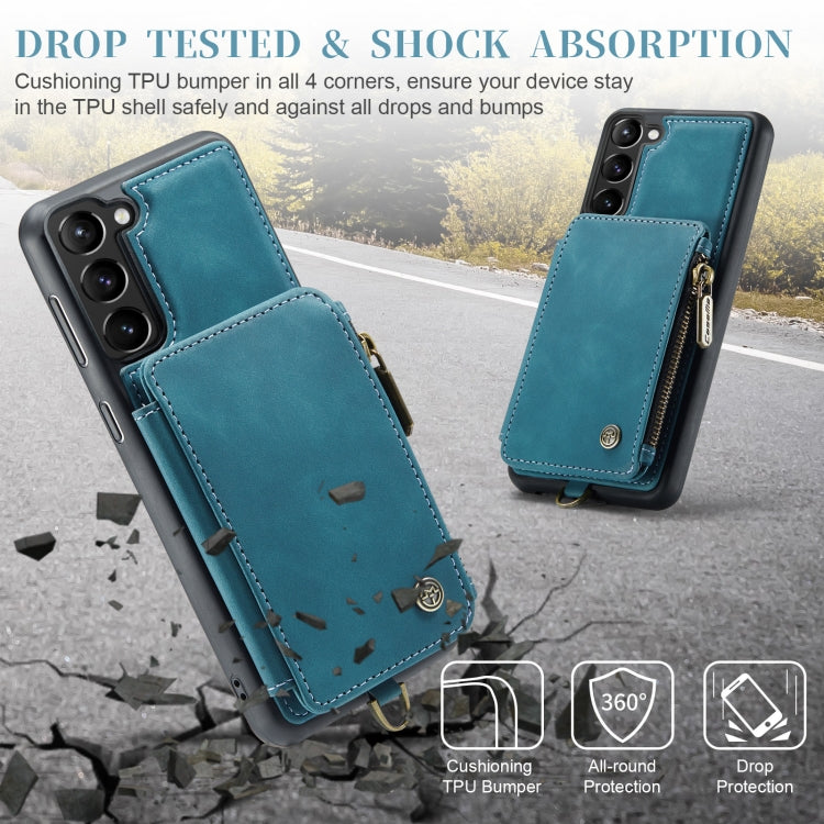 For Samsung Galaxy S23+ 5G CaseMe C20 Multifunctional RFID Leather Phone Case