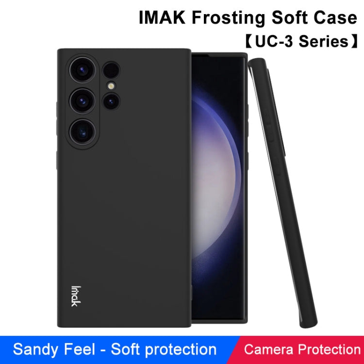 For Samsung Galaxy S23 Ultra 5G IMAK UC-3 Series Shockproof Frosted TPU Protective Phone Case