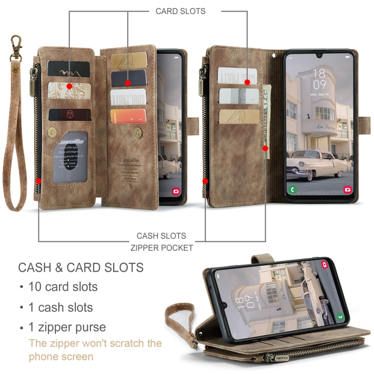 For Samsung Galaxy A34 5G CaseMe C30 Multifunctional Leather Phone Case