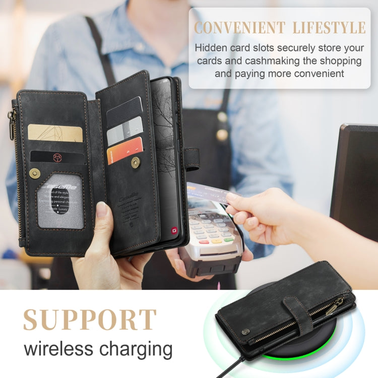 For Samsung Galaxy S23 5G CaseMe C30 Multifunctional Leather Phone Case