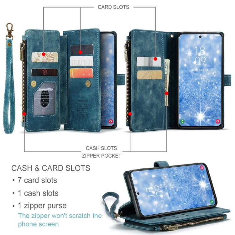 For Samsung Galaxy S23 5G CaseMe C30 Multifunctional Leather Phone Case