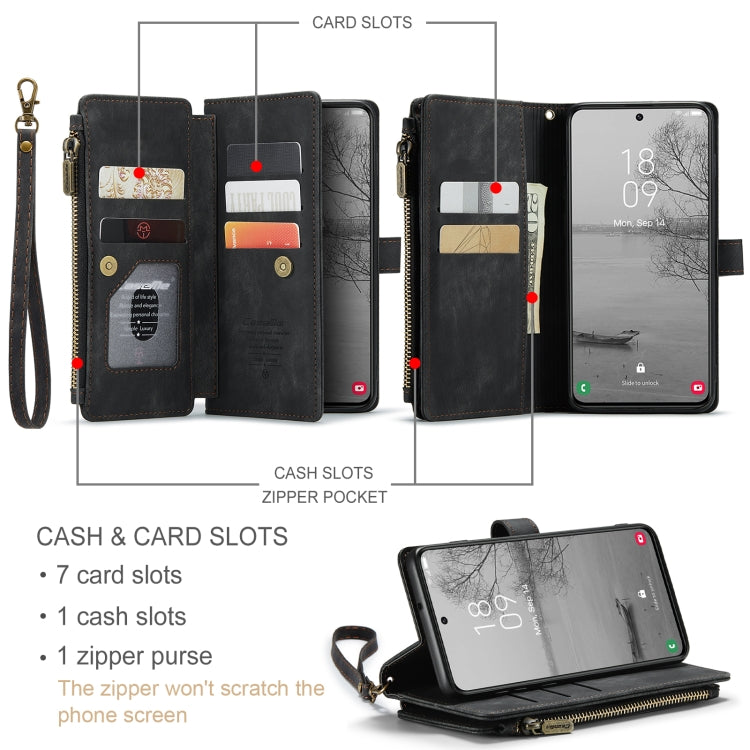 For Samsung Galaxy S23+ 5G CaseMe C30 Multifunctional Leather Phone Case