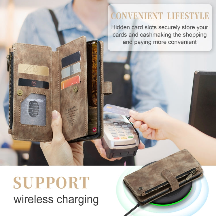 For Samsung Galaxy S23+ 5G CaseMe C30 Multifunctional Leather Phone Case