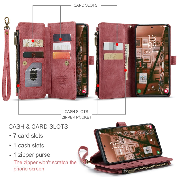For Samsung Galaxy S23+ 5G CaseMe C30 Multifunctional Leather Phone Case