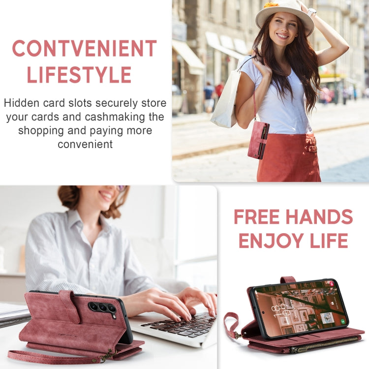 For Samsung Galaxy S23+ 5G CaseMe C30 Multifunctional Leather Phone Case