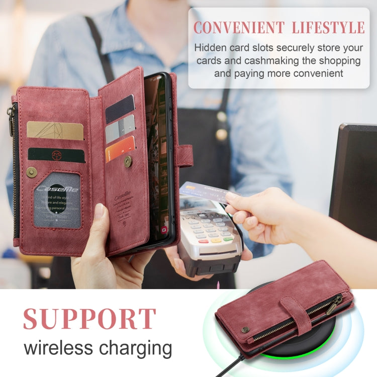 For Samsung Galaxy S23+ 5G CaseMe C30 Multifunctional Leather Phone Case