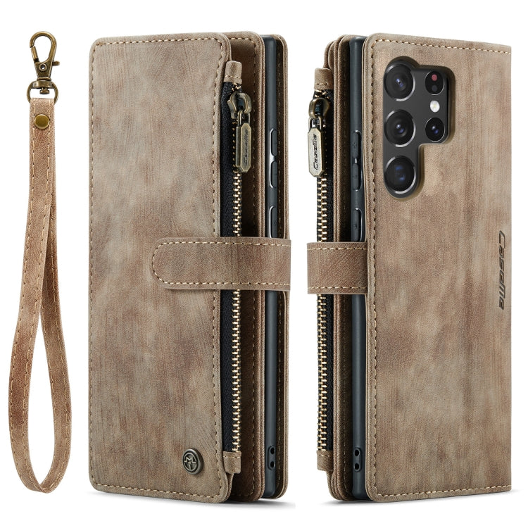For Samsung Galaxy S23 Ultra 5G CaseMe C30 Multifunctional Leather Phone Case