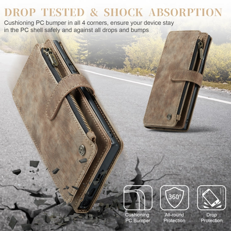 For Samsung Galaxy S23 Ultra 5G CaseMe C30 Multifunctional Leather Phone Case