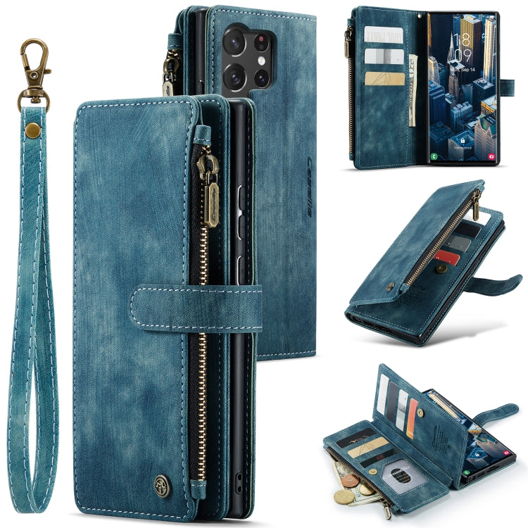 For Samsung Galaxy S23 Ultra 5G CaseMe C30 Multifunctional Leather Phone Case