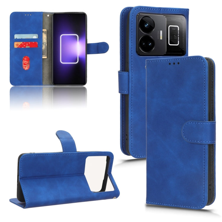 For Realme GT Neo 5 Skin Feel Magnetic Flip Leather Phone Case