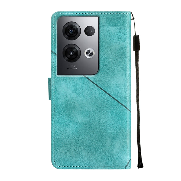 For OPPO Reno8 Pro 5G Skin-feel Embossed Leather Phone Case