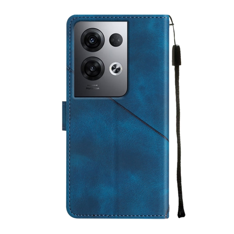 For OPPO Reno8 Pro 5G Skin-feel Embossed Leather Phone Case